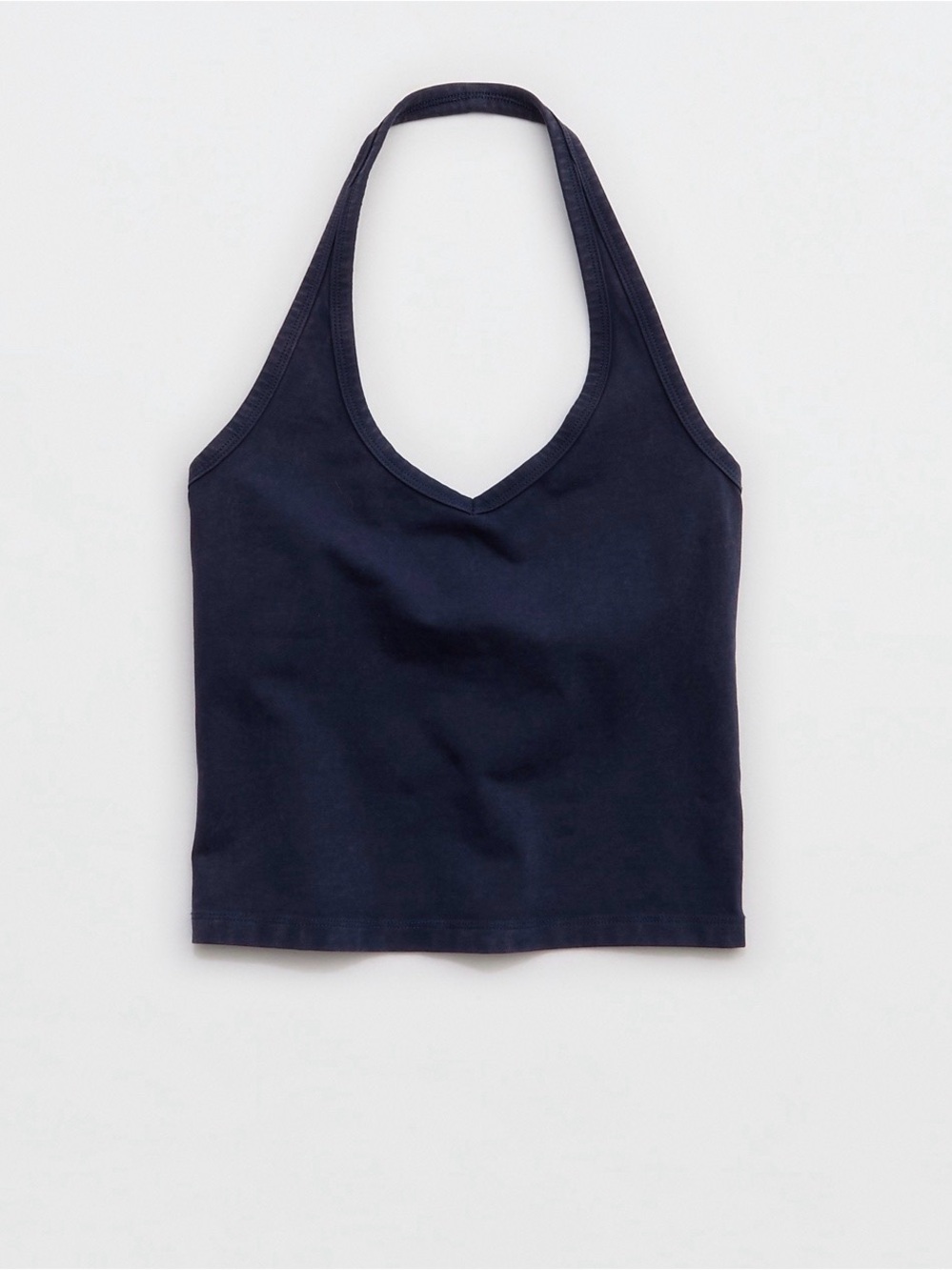 Offline OG Cotton halter navy top